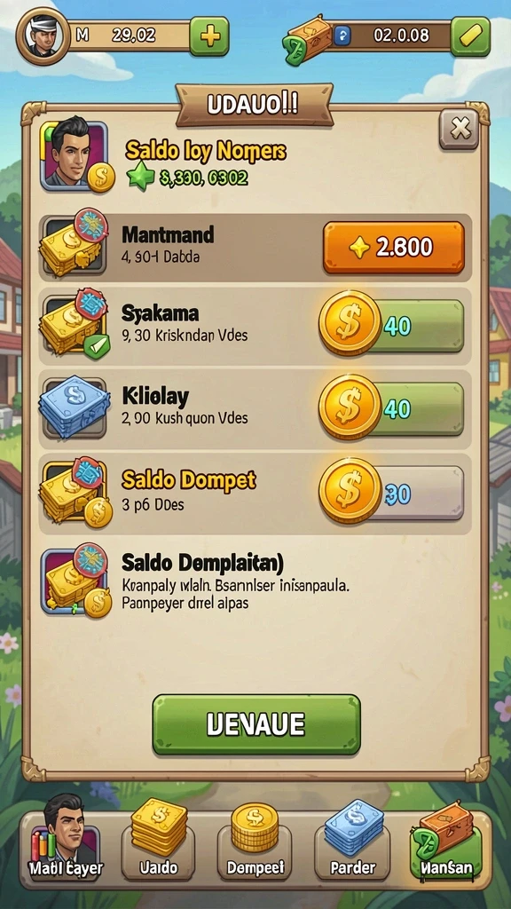 gems365 - Tampilan antarmuka yang bersih dan modern.