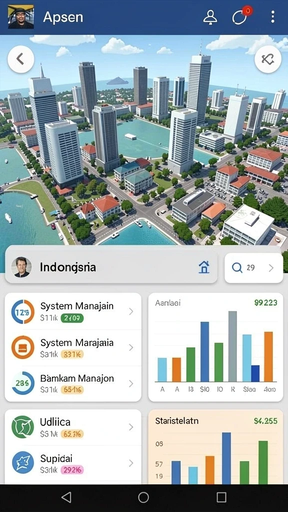 gim999 - Tampilan awal yang menarik dan mudah dipahami.