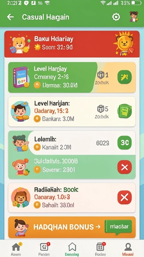 hondatoto - Screenshot saat pemain meraih kemenangan dalam permainan.