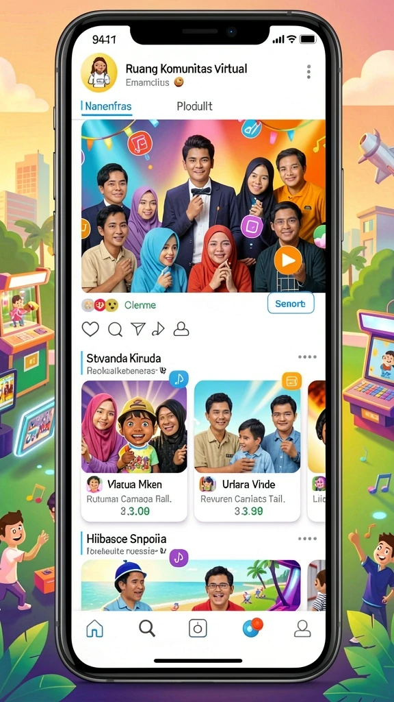 idagame - Fitur multiplayer yang memungkinkan permainan bersama teman.