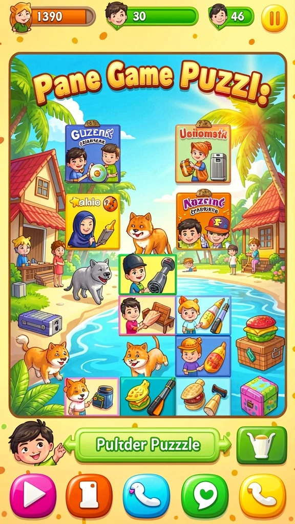 jktgame - Antarmuka pengguna yang menarik dan mudah digunakan.
