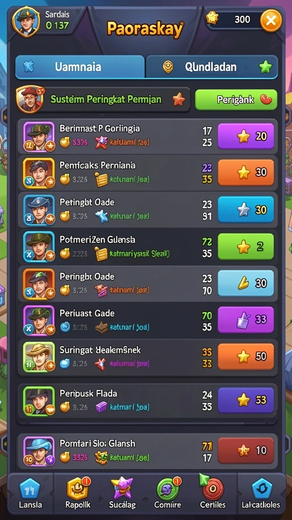 mahjong222 - Screenshot menampilkan tampilan level dengan ubin berwarna-warni.