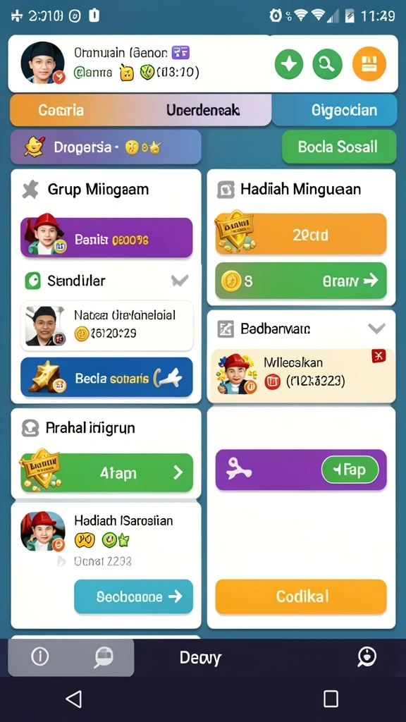 marvel77 - Antarmuka aplikasi yang menarik dan mudah digunakan.