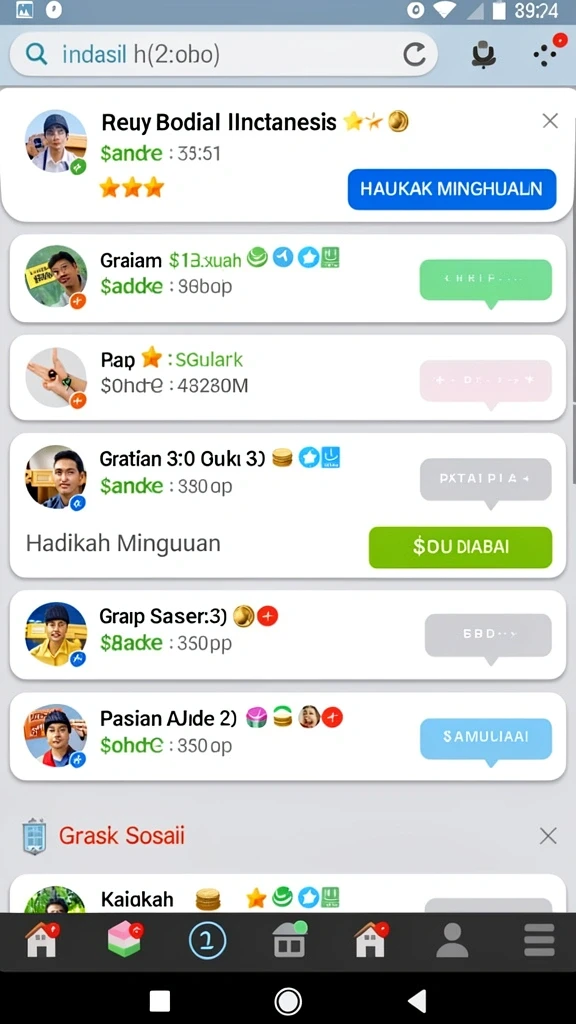 qqstar - Tampilan utama dengan berbagai pilihan mesin slot.