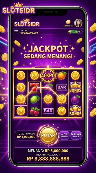 Layar utama slotsidr — antarmuka bersih setelah instalasi
